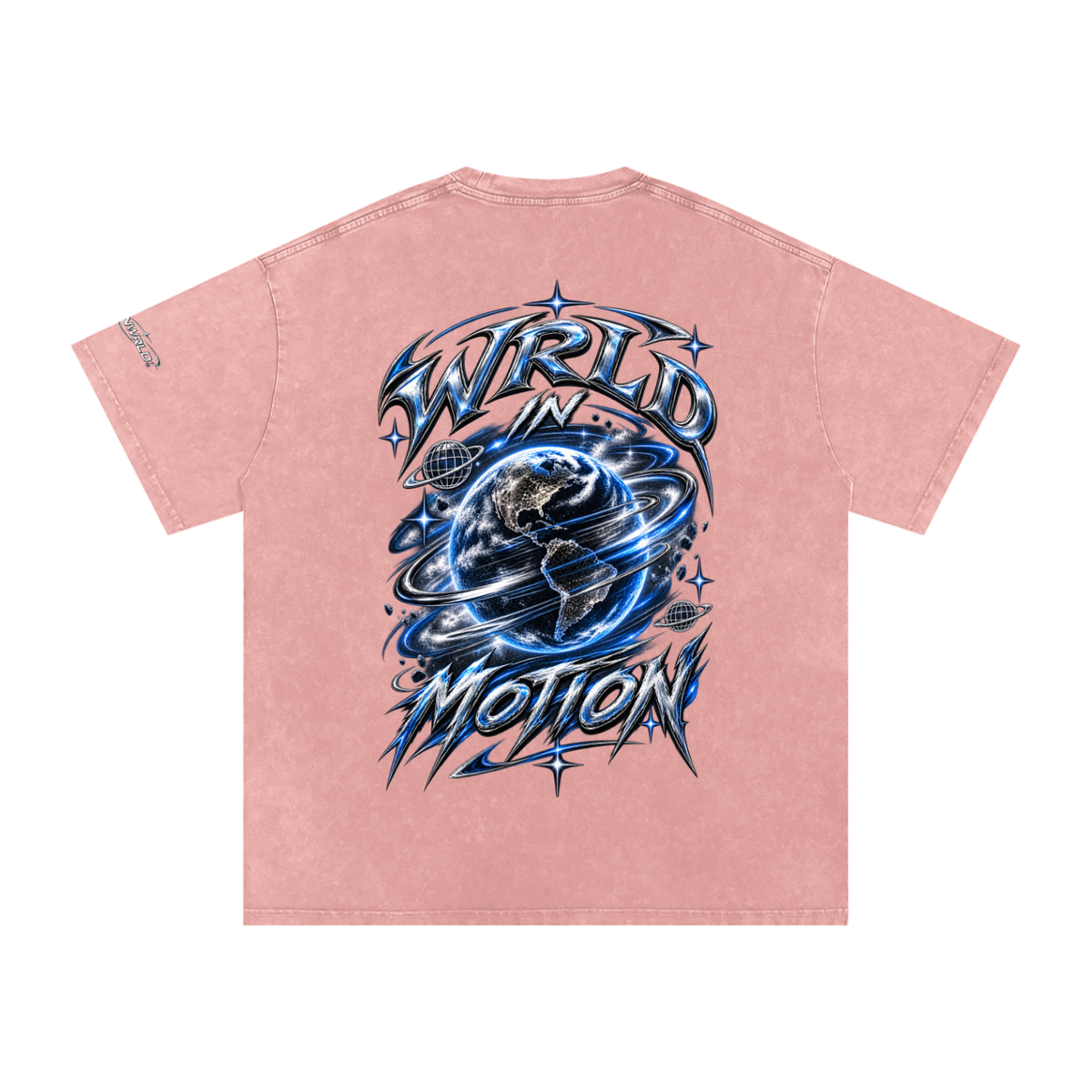 Wrld in Motion Oversized Cotton T-Shirt