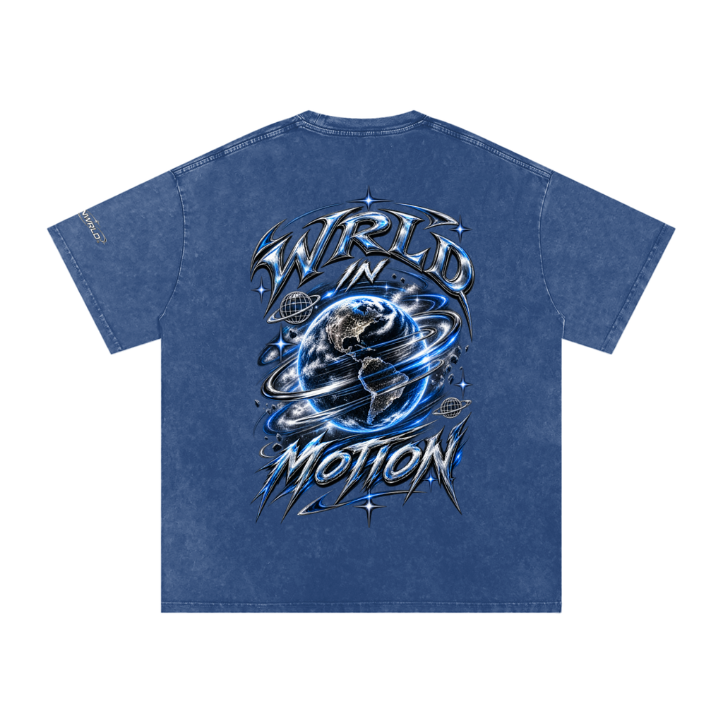 Wrld in Motion Oversized Cotton T-Shirt