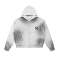 Motion Wrld Raw Edge Fleece Zip Hoodie