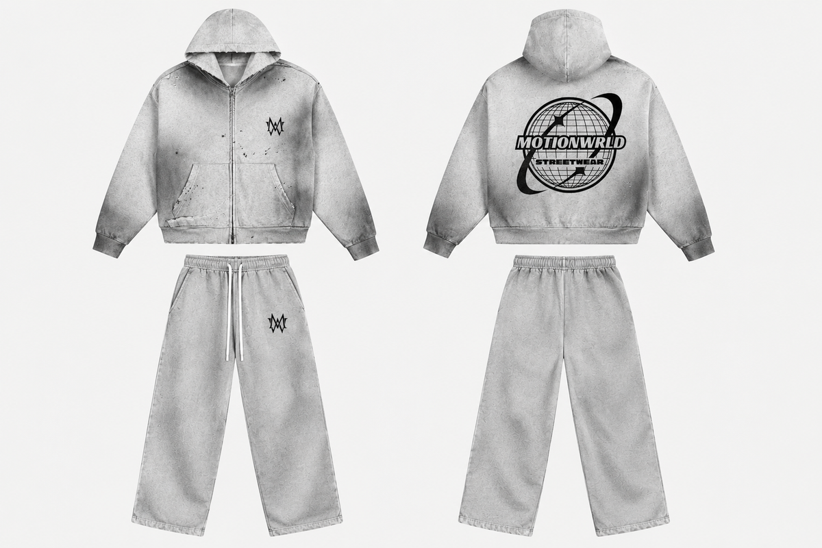 Motionwrld Raw Hoodie Set