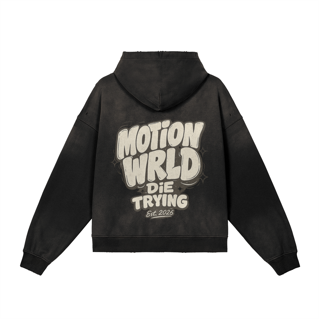 MW 2 way sun faded zip up hoodie
