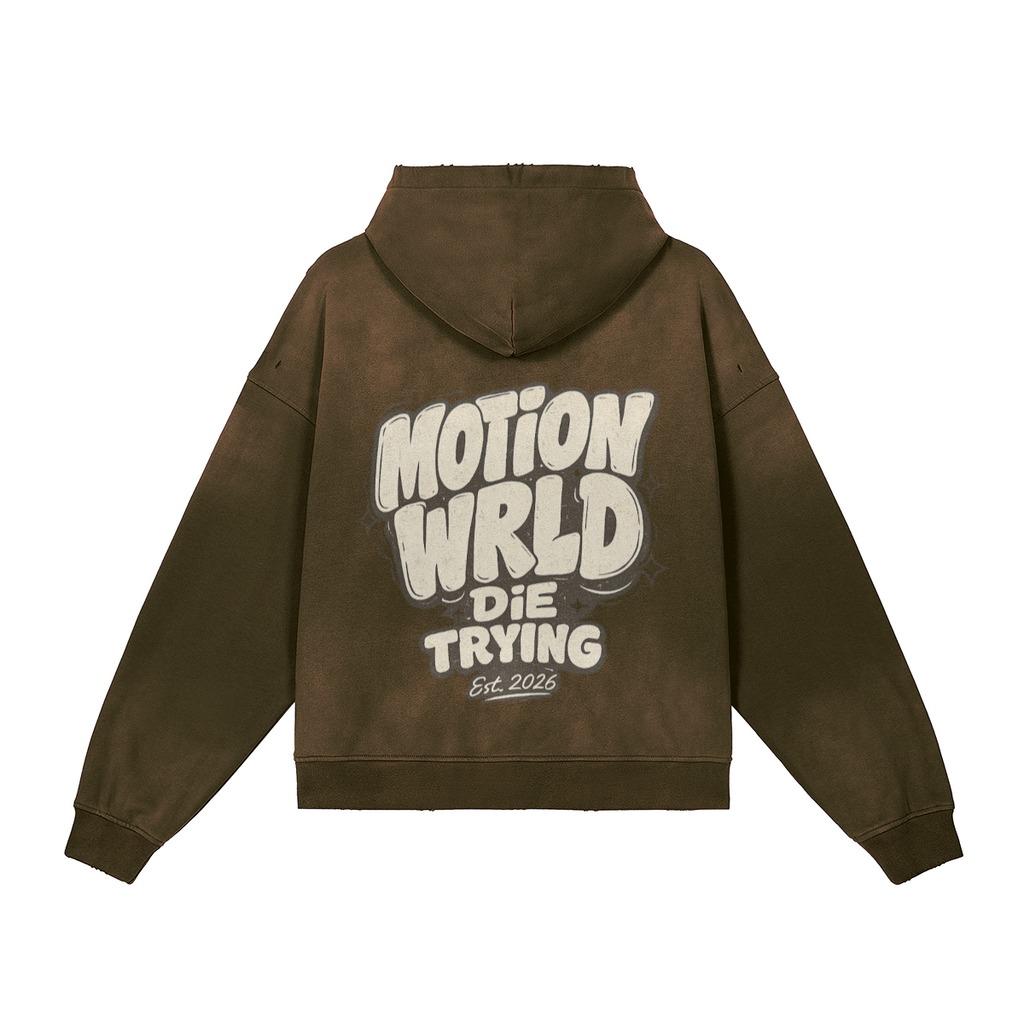 MW 2 way sun faded zip up hoodie