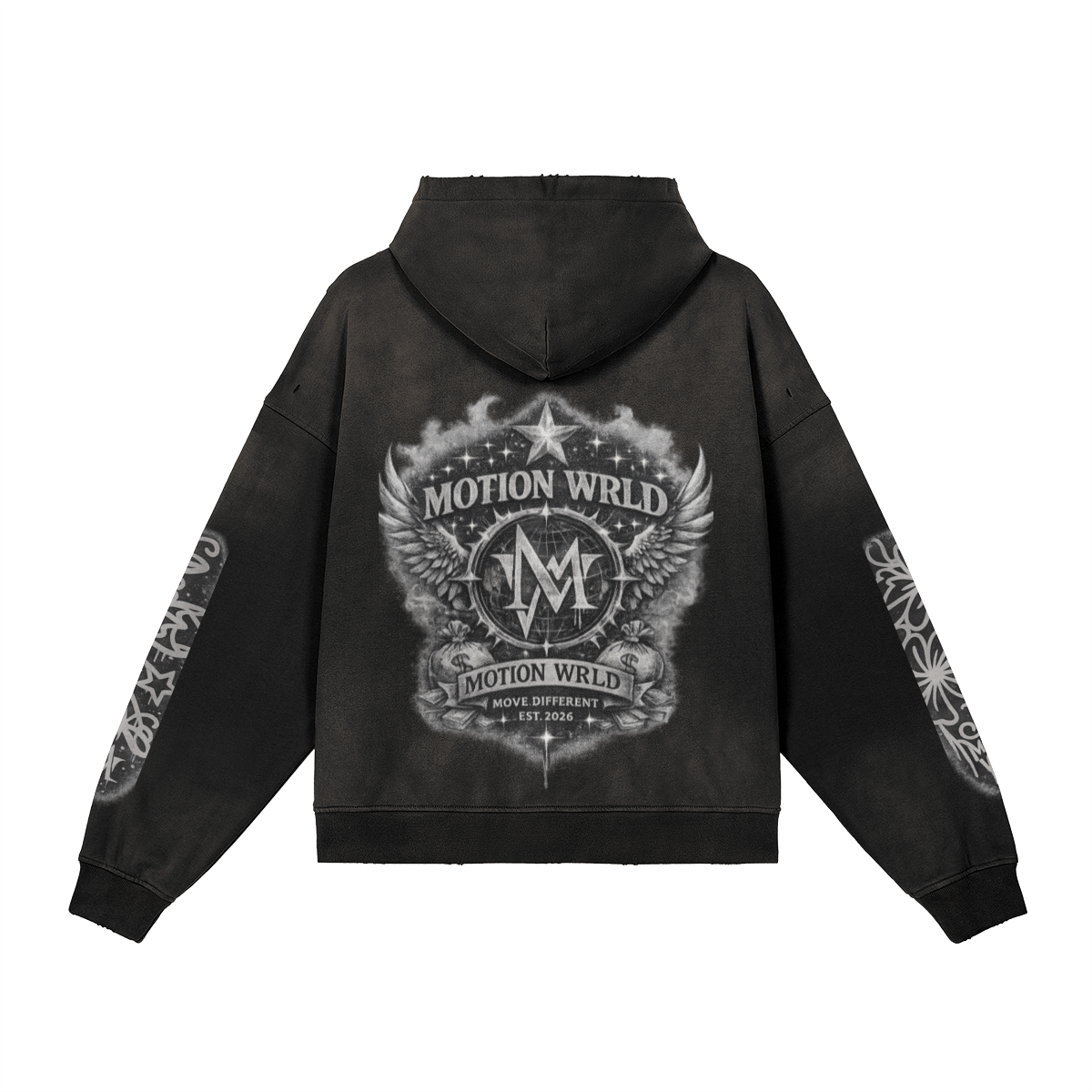 Mw Get some money Zip up hoodie