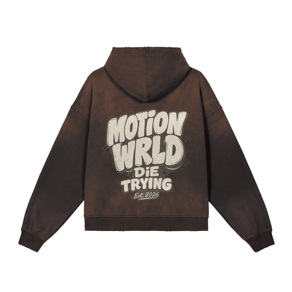 MW 2 way sun faded zip up hoodie