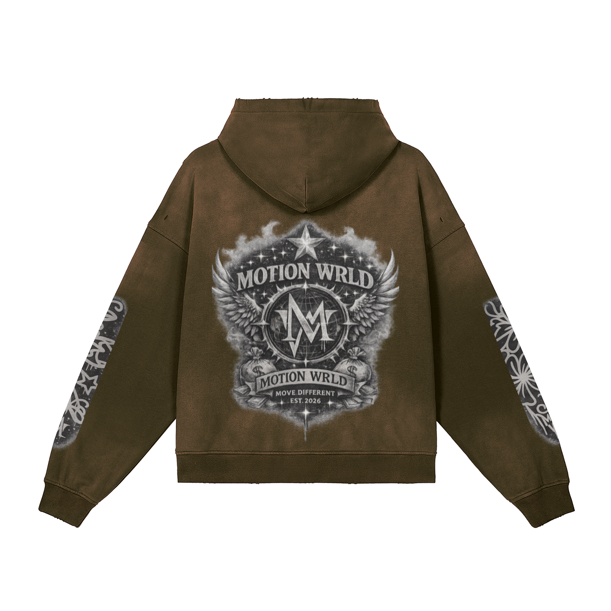 Mw Get some money Zip up hoodie