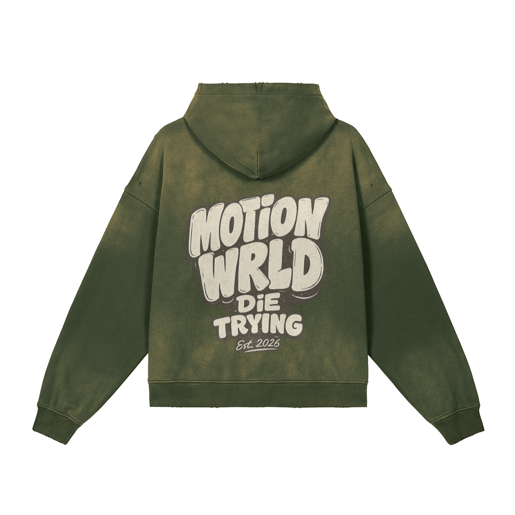 MW 2 way sun faded zip up hoodie